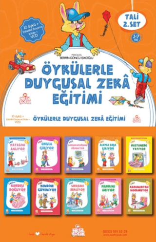 Öykülerle Duygusal Zeka Eğitimi Serisi (3-7 Yaş) + Etkinlikli Boyama K