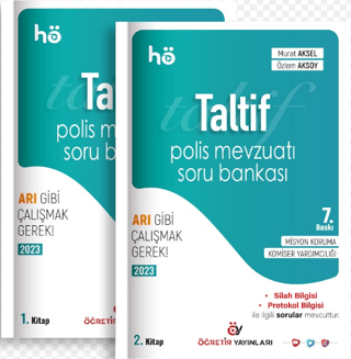 Taltif Polis Mevzuatı Soru Bankası (2 Kitap) Murat Aksel