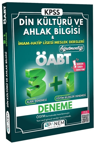 Tamamı Çözümlü ÖABT İHL - Din Kültürü Ve Ahlak Bilgisi Öğretmenliği 3+