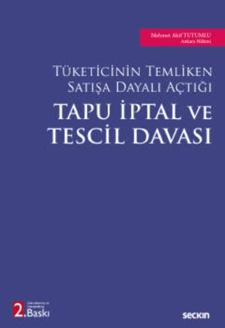 Tapu İptal ve Tescil Davası (Ciltli) Mehmet Akif Tutumlu