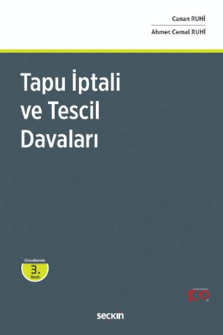 Tapu İptali ve Tescil Davaları (Ciltli) Canan Ruhi