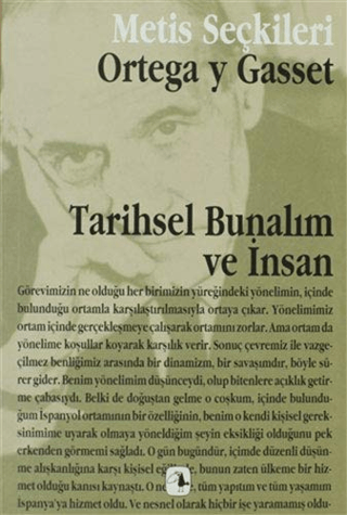 Tarihsel Bunalım ve İnsan %25 indirimli Jose Ortega y Gasset