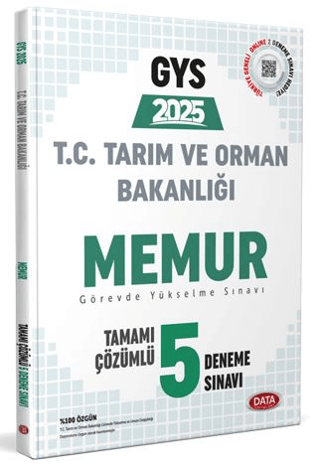 Tarım ve Orman Bakanlığı Memur GYS Tamamı Çözümlü 5 Deneme Sınavı Koll