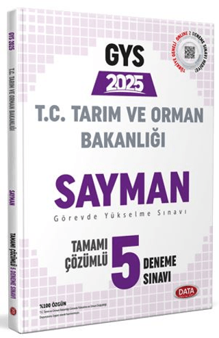 Tarım ve Orman Bakanlığı Sayman GYS Tamamı Çözümlü 5 Deneme Sınavı Kol