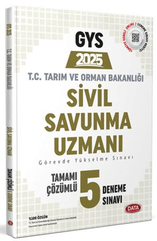 Tarım ve Orman Bakanlığı Sivil Savunma GYS Tamamı Çözümlü 5 Deneme Sın