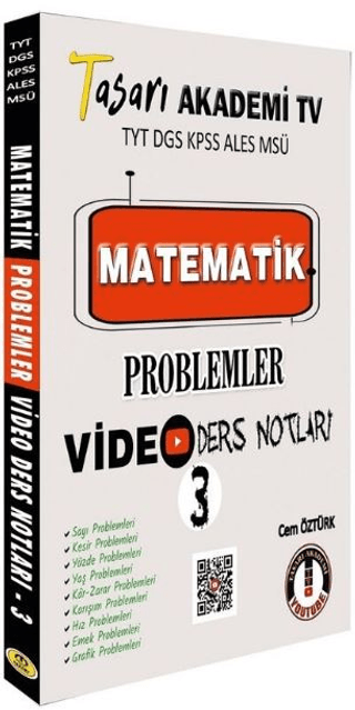 Matematik Problemler Video Ders Notları 3 Cem Öztürk