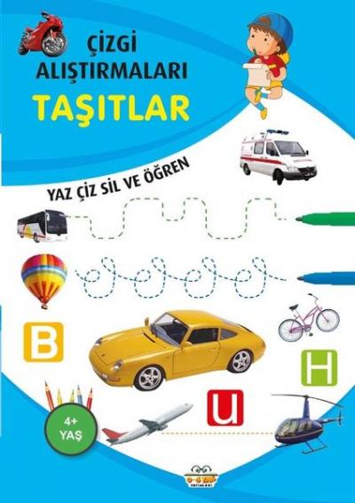 Taşıtlar - Çizgi Alıştırmaları 4+ Emine Ulusoy