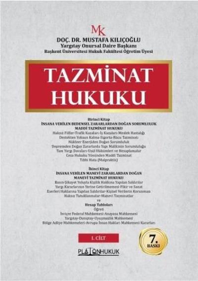 Tazminat Hukuku Seti - 2 Kitap Takım Mustafa Kılıçoğlu