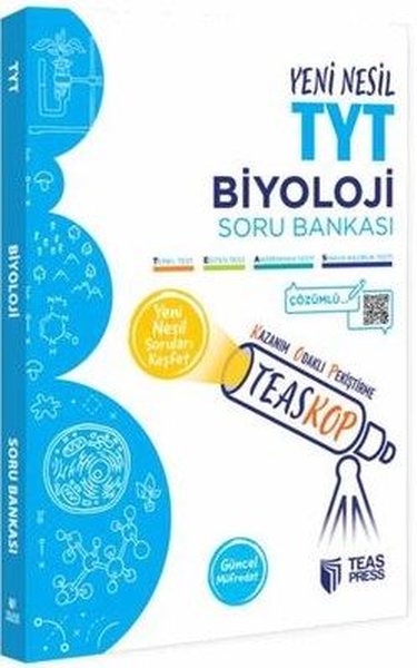 Teaskop TYT Biyoloji Soru Bankası Kolektif