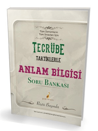 Tecrübe Taktiklerle Anlam Bilgisi Soru Bankası Rüştü Bayındır