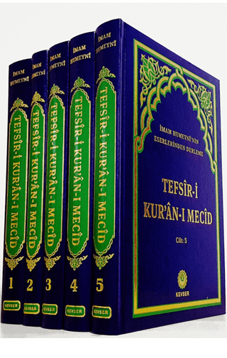 Tefsir-i Kur'an-ı Mecid (5 Cilt Takım) (Ciltli) İmam Humeyni