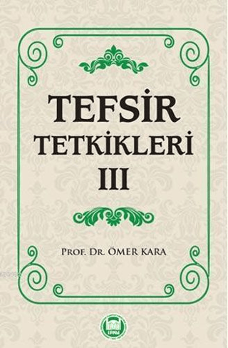 Tefsir Tetkikleri 3 Ömer Kara