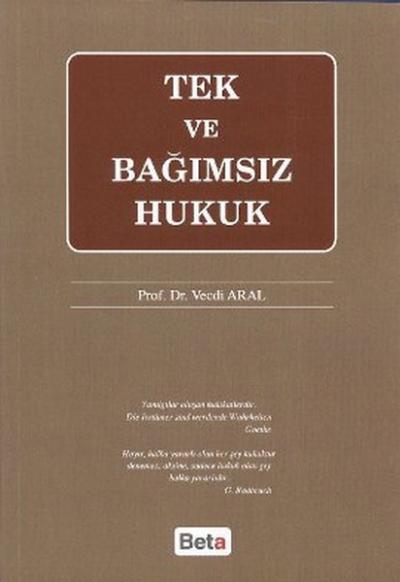 Tek ve Bağımsız Hukuk %5 indirimli Vecdi Aral