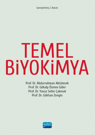 Temel Biyokimya Abdurrahman Aktümsek