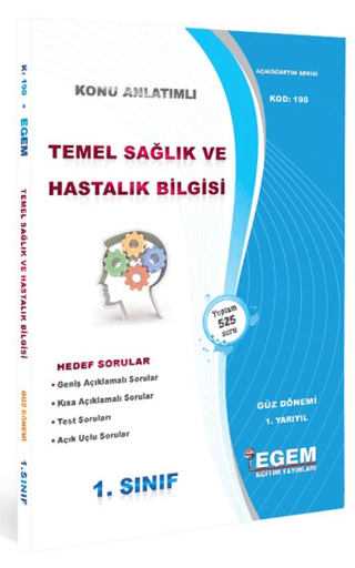 Temel Sağlık ve Hastalık Bilgisi Konu Anlatımlı Soru Bankası - Güz Dön