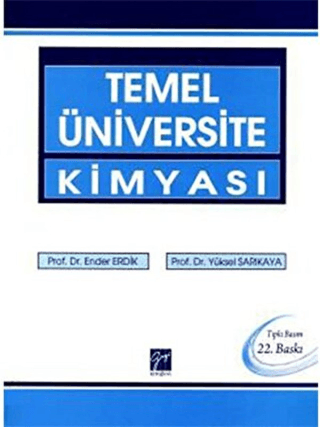 Temel Üniversitesi Kimyası Ender Erdik