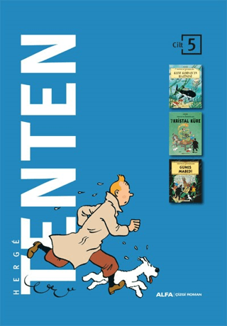 Tenten Cilt 5 - Üç Kitap Bir Arada - Kutulu (Ciltli) Herge