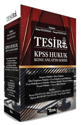 Tesir KPSS Hukuk Konu Anlatım Serisi Bahar Yıldızhan