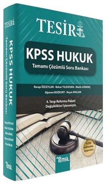 Tesir KPSS Hukuk Tamamı Çözümlü Soru Bankası Recep Özceylan