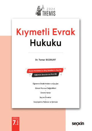 THEMIS - Kıymetli Evrak Hukuku - Konu Anlatımı Tamer Bozkurt