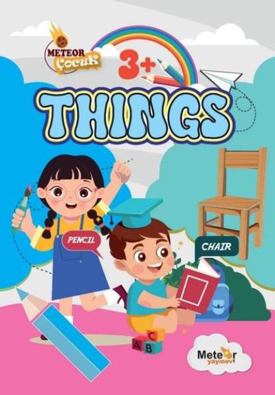 Things Eşyalar Türkçe - İngilizce Boyama Kitabı 3+ Yaş Umut Öz