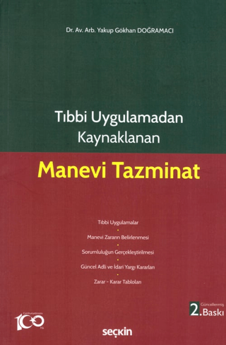 Tıbbi Uygulamadan Kaynaklanan Manevi Tazminat Yakup Gökhan Doğramacı