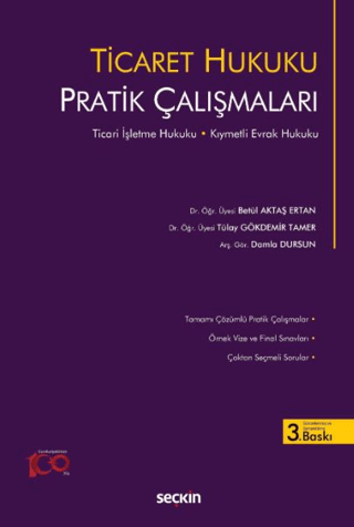 Ticaret Hukuku Pratik Çalışmaları Betül Aktaş Ertan