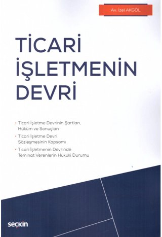 Ticari İşletmenin Devri İzel Akgöl