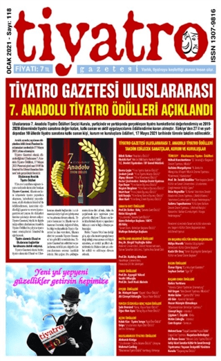 Tiyatro Gazetesi Sayı: 118 Ocak 2021 Kolektif