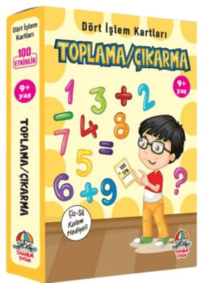 Toplama Çıkarma - Dört İşlem Kartları 9+ Yaş Kolektif