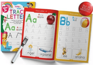 Trace Letters Write and Wipe Activity Book Kolektif