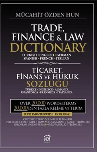 Trade Finance And Law Dictionary Mücahit Özden Hun