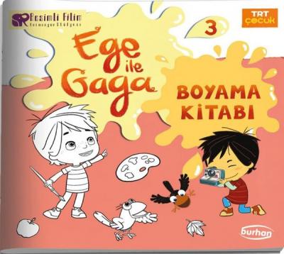 TRT Çocuk Ege ile Gaga Boyama Kitabı 3 Kolektif