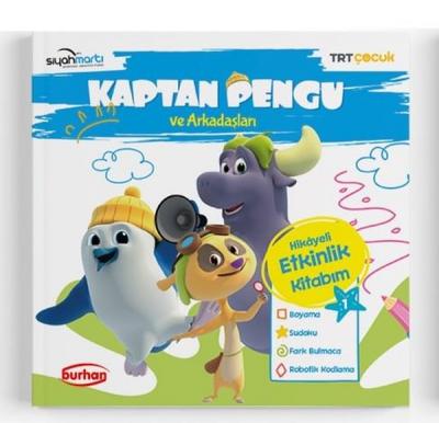 TRT Çocuk-Kaptan Pengu ve Arkadaşları Hikayeli Etkinlik Kitabım - 1 Re