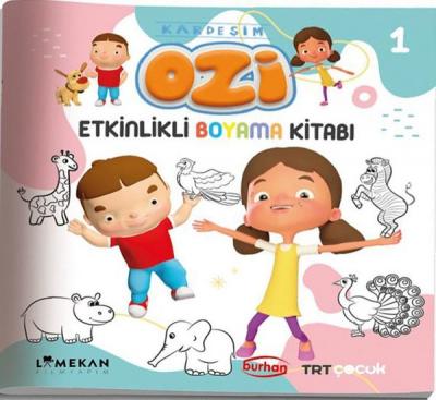 TRT Çocuk Kardeşim Etkinlikli Boyama Kitabı - 1 Kolektif