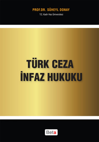 Türk Ceza İnfaz Hukuku %10 indirimli Süheyl Donay