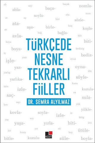 Türkçede Nesne Tekrarlı Fiiller Semra Alyılmaz