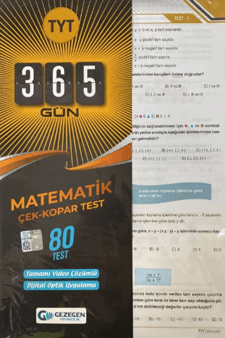 TYT 365 Gün Matematik 80 Yaprak Test Kolektif