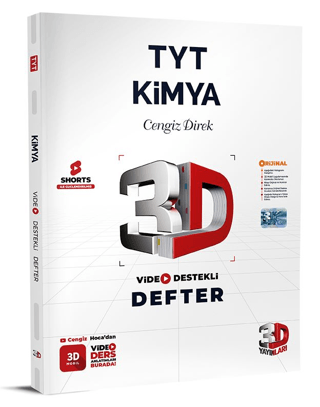 TYT Kimya Video Destekli Defter 2024 Cengiz Direk