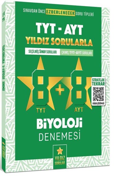 TYT AYT Biyoloji 8+8 Deneme Kolektif