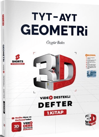 TYT AYT Geometri Video Destekli Defter Özgür Balcı