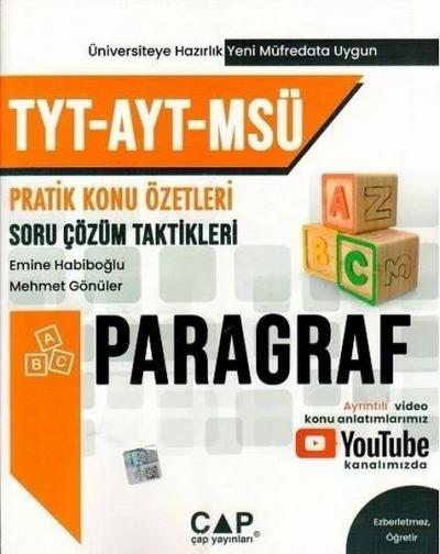 TYT AYT MSÜ Paragraf Konu Özetli Soru Çözümleri Kolektif