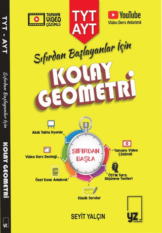 TYT-AYT Sıfırdan Başlayanlar için Kolay Geometri Seyit Yalçın