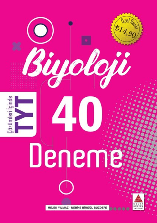 TYT Biyoloji 40 Deneme Melek Yılmaz