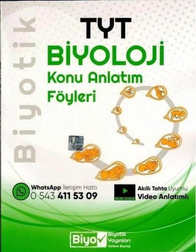 TYT Biyoloji Konu Anlatım Föyü Kolektif