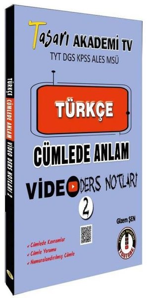 TYT DGS KPSS ALESS MSÜ Türkçe Cümlede Anlam Video Ders Notları Gizem Ş