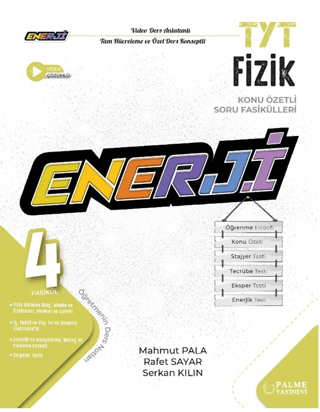 TYT Enerji Fizik Konu Özetli Soru Fasikülleri (4 Fasikül) Serkan Kılın