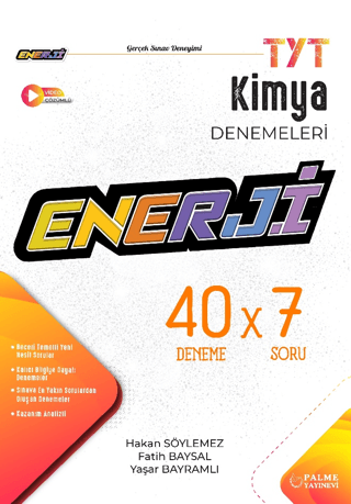 TYT Enerji Kimya 40 X 7 Deneme Kitabı Hakan Söylemez