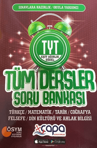 TYT Eşit Ağırlık / Sözel Tüm Dersler Soru Bankası Kolektif