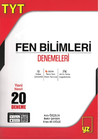 TYT Fen Bilimleri Denemeleri - Yeni Nesil 20 Deneme Aziz Özçelik